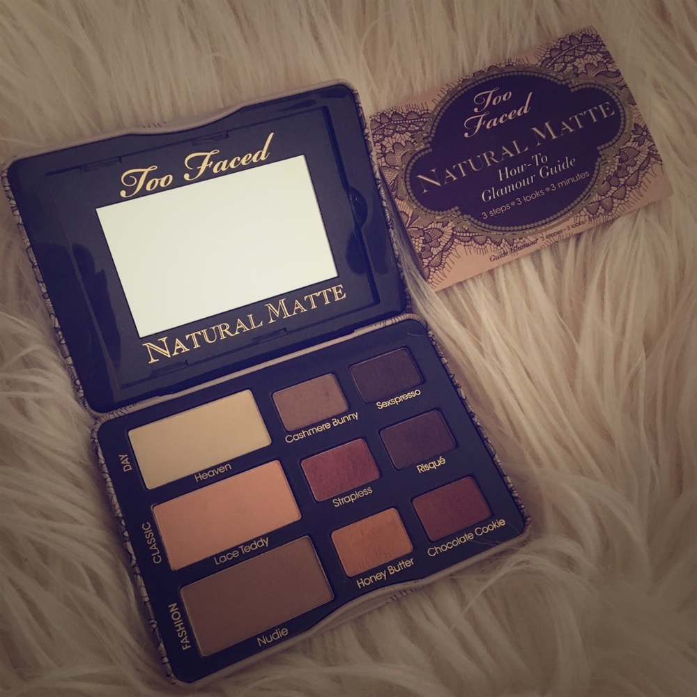 Too Faced Natural Matte Eyeshadow Collection